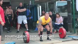 Englands Strongest Man 2nd place 2018 - Dean Maden