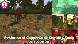 Evolution of CopperCube Engine Games 2012-2020