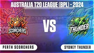  Live: Perth Scorchers Vs Sydney Thunder | Live Scores & Commentary | Big Bash League – BBL 2025