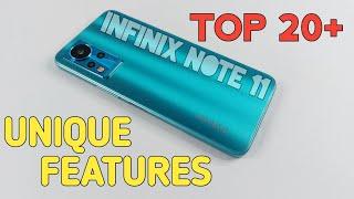 Infinix Note 11 Top 20+ Amazing Unique Features | Hidden Settings of Infinix Note 11