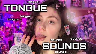 Asmr - 10 Types of Tongue Sounds + Echoed Mouth Sounds ( flutters, flicks, clicks + )