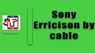 Sony Erricison by cable (Reset 0 Counter Supported) #unlockprice