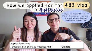 How we applied for our 482 visa to Australia (2023)