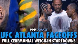 UFC on ESPN 69 full card final faceoffs | Ceremonial weigh-ins | UFC Atlanta