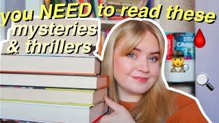 my FAVOURITE MYSTERY/THRILLER books of ALL TIME | top 10 mystery and thriller book recommendations