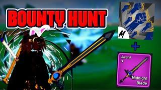 GODHUMAN + PORTAL + MIDNIGHT BLADE Epic Bounty Hunting Montage | Blox Fruits | Kyuuru