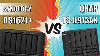 Synology DS1621+ vs QNAP TS-h973AX NAS Comparison