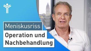 Meniskusriss OP (Teilresektion): Ablauf der arthroskopischen Operation & Nachbehandlung