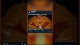 When Naruto see Kurama for last time  #anime #naruto #smash gaming