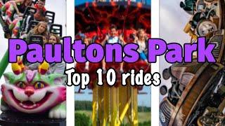 Top 10 rides at Paultons Park - Hampshire, England | 2022