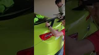 Fitting a ZL1 1LE Wing On My Friend’s 2021 Camaro #shorts #short #youtubeshorts #camaro