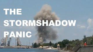 AFTER THE STORMSHADOW STRIKE - THE RUSSIAN OCCUPIERS ARE LEAVING THE BERDYANSK PORT IN PANIC || 2023