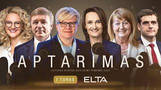 SEIMO RINKIMAI I TURAS | APTARIMAS | ELTA spaudos konferencija