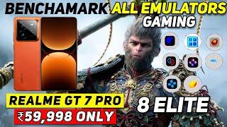 Realme GT 7 Pro Benchmark : - All Emulators Gaming Benchmark Winlator - Switch - Aethersx2 - Vita3k