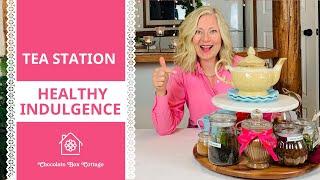 Create a Tea Station at Home |  Use items from around the house