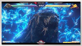 Godzilla Earth vs Void Ghidorah with Healthbars