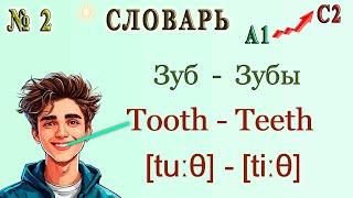 СЛОВАРЬ для повышения Уровня Английского -  Урок № 2.