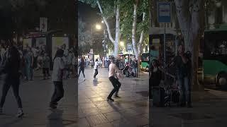 Georgian Dance Practicing in front of Tavisuplebis Moedani Subway Station. #tbilisi #saqartvelo