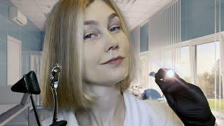 ‍️АСМР неврологический осмотр┃оценка рефлексов┃ASMR cranial nerve exam