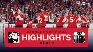 Panthers vs Oilers | Game 6 Highlights | 6.17.25