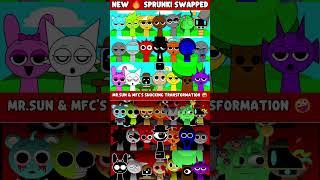 Sprunki ROLES Swap But NEW AWESOME Version! MR.SUN & MFC’S SHOCKING TRANSFORMATION  VS HORROR PHASE