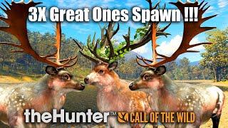 3x Great Ones Spawn In Same Hunt ! - theHunter Call Of The Wild