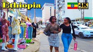 ኮሪደር ልማቱ ደማቋን 22ትን ማረስ  እየጀመራት ነው   | Addis Ababa Walking Tour Hayahulet 22  [4K] 