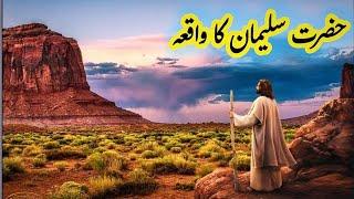 Hazrat suleman ka waqia | qasas ul anbiya | Charagh E Manzil