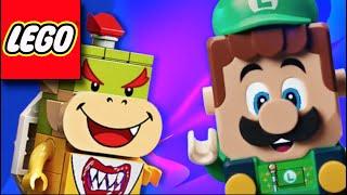 LEGO Luigi VS Bowser jr LEGO Super Mario #Shorts  LEGO vs Original