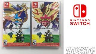 POKEMON SHIELD AND SWORD +EXPANSION PASS GAME UNBOXING