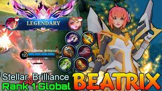 Perfect Play Beatrix 3,000+ Matches - Top 1 Global Beatrix by Stellar. Brilliance - Mobile Legends