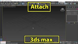 Attach | 3DS Max hindi tutorial | Study Edutech