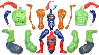 AVENGERS TOYS MARVELS SPIDERMAN, SUPERMAN, HULK SMASH, SIRENHEAD ~ SUPERHERO ACTION FIGURE TOYS