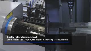 BK model 3 chuck laser pipe cutting machine