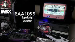 MSX SoundStar (SAA1099) Built-in Boombox Demo