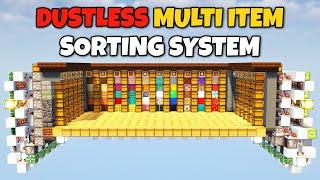 Minecraft: DUSTLESS Multi Item Sorting System