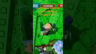 Fox finds a Celestial Frozen Shocked Dragon Fruit in Roblox Grow a Garden