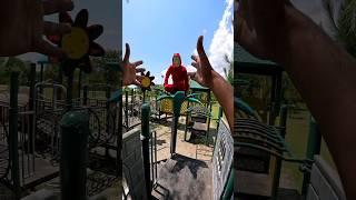 Bella ciao playground parkour Vs money heist Escape POV