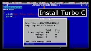 How to Download & Install Turbo C/C++ in Windows 10