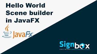 Javafx Tutorial For Beginners 03 - Hello World using Scene Builder (step by step)