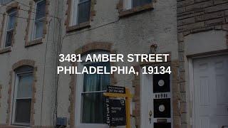 3481 AMBER STREET | PHILADELPHIA Real Estate