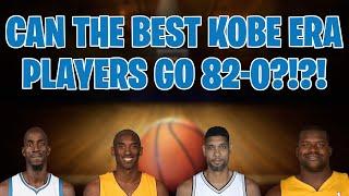 CAN THE BEST 10 KOBE ERA PLAYERS GO 82-0? (NBA 2K23 MyNBA)