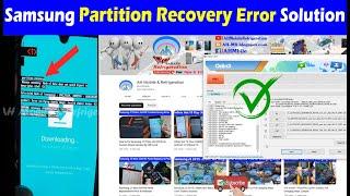 Samsung A70 Partition Recovery - Hash of data does not match digest in descriptor