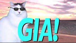 HAPPY BIRTHDAY GIA! - EPIC CAT Happy Birthday Song