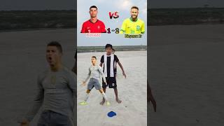 Ronaldo vs Neymar Jr vs fans  #shorts #football #fans #ronaldo #neymar #yt #youtube #trending