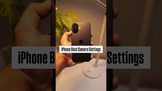 Best Camera Settings for your NEW iPhone #iphone #iphone16 #ios18 #iphone