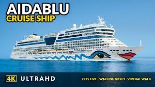 4K AIDAblu full ship tour - AIDA cruise ship