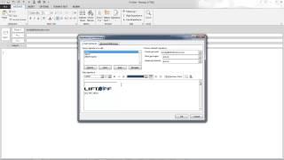 How to create a signature in Outlook 2013