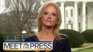 Kellyanne Conway Says Trump Has "Alternative Facts," Threatens to Ban NBC News