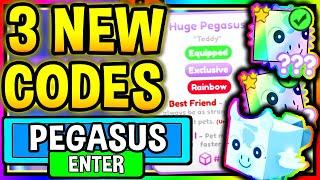 ALL 3 NEW PET SIMULATOR X CODES *HUGE PEGASUS PETS* Pet Simulator X Codes Roblox